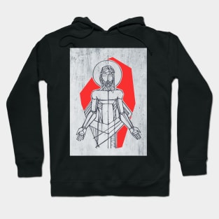 Jesus Christ as a prisioner at his Passion Hoodie